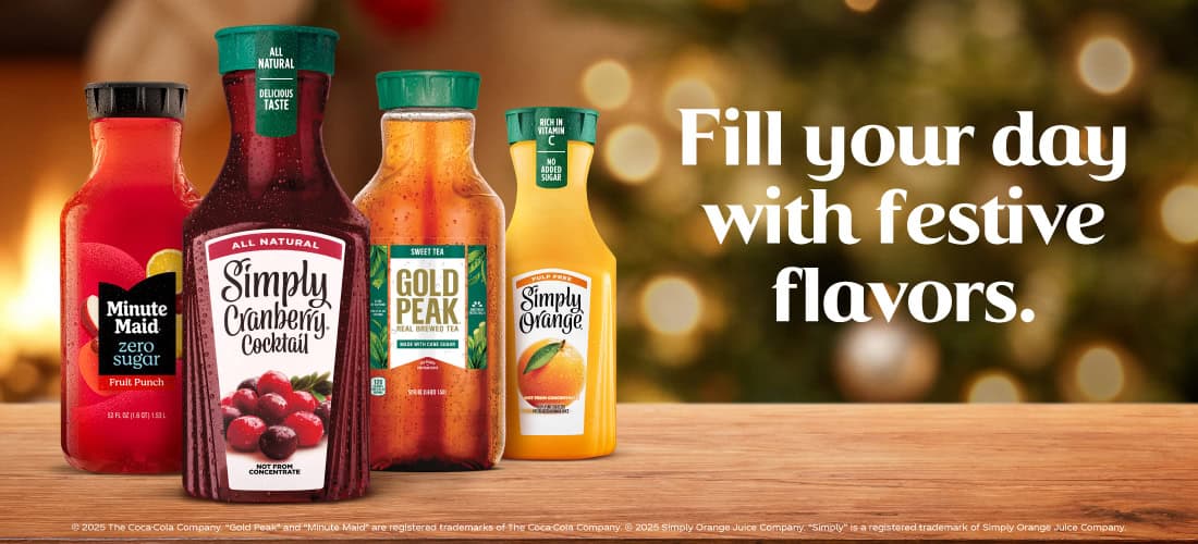 Fill your day with festive flavors.